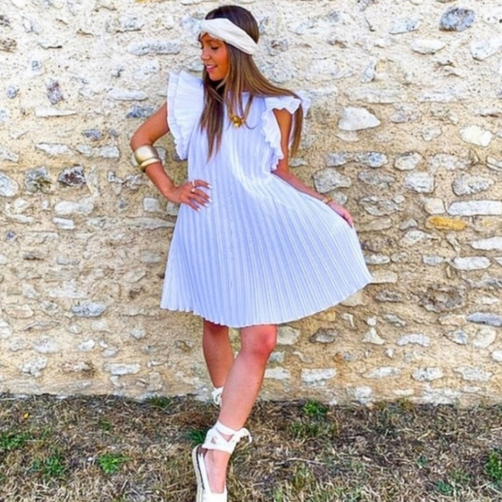 ZARA PLEATED DRESS